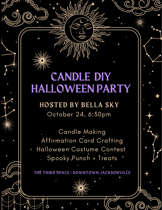 Halloween Candle DIY @ The Third Space