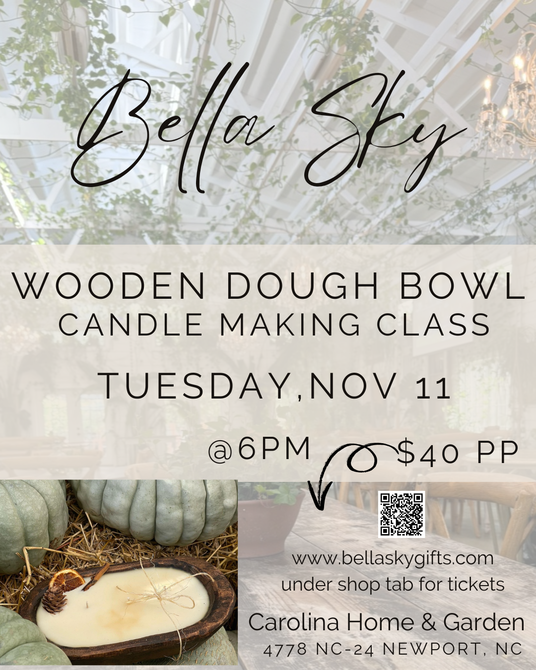 DIY Candle Class @ CHG