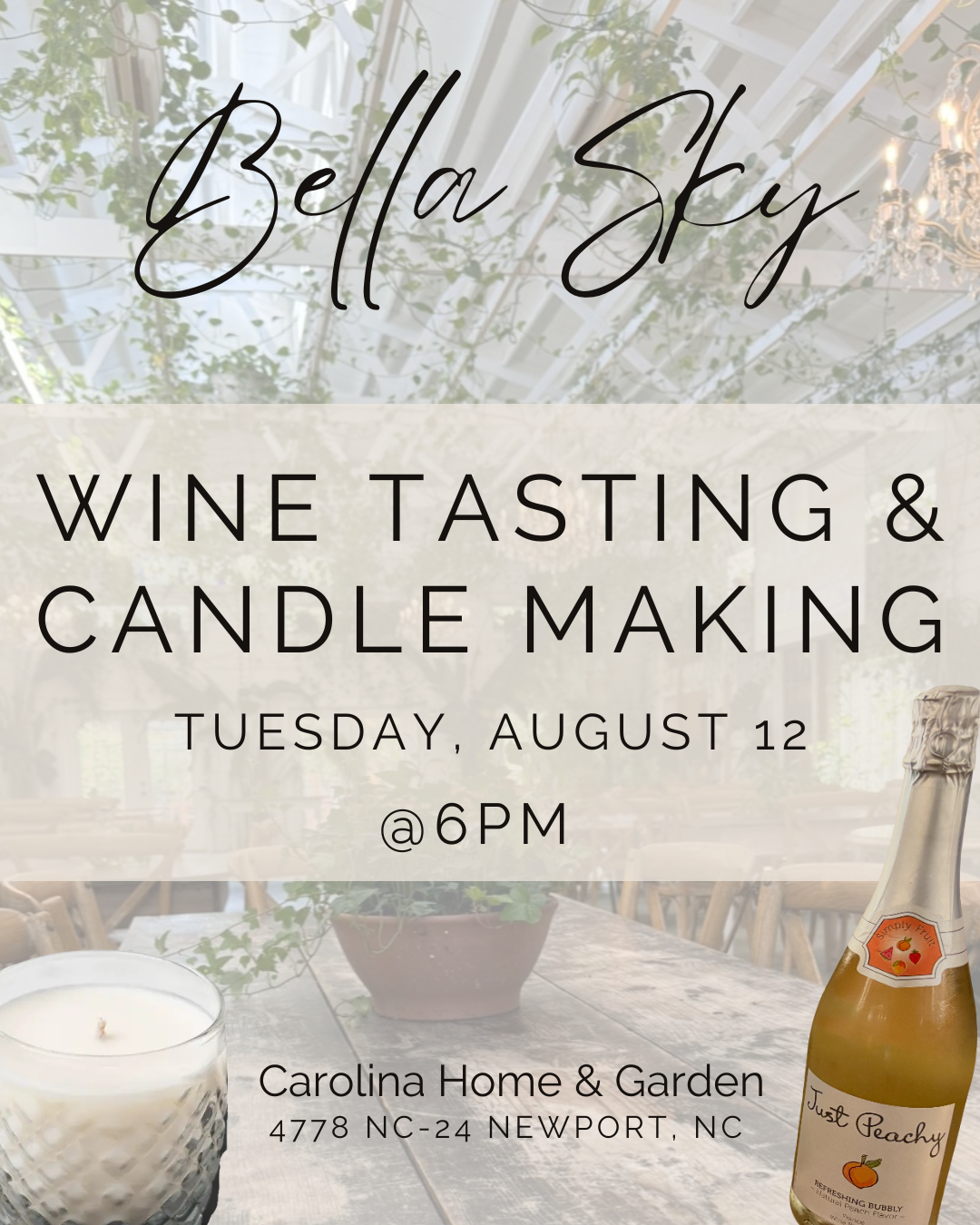 Wine Tasting + Candle Making @ CHG